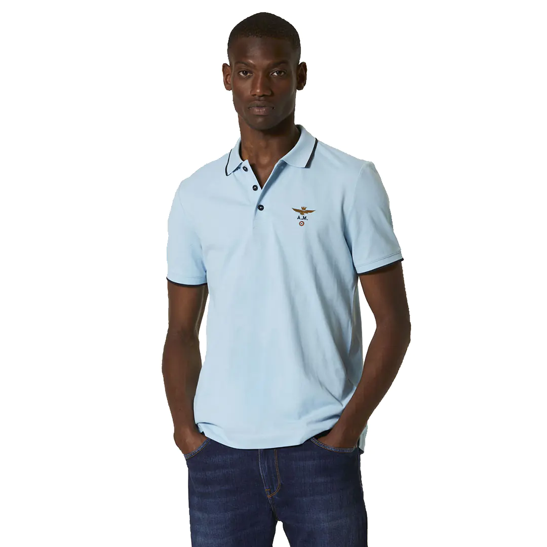 Polo Azzurro - 4XL