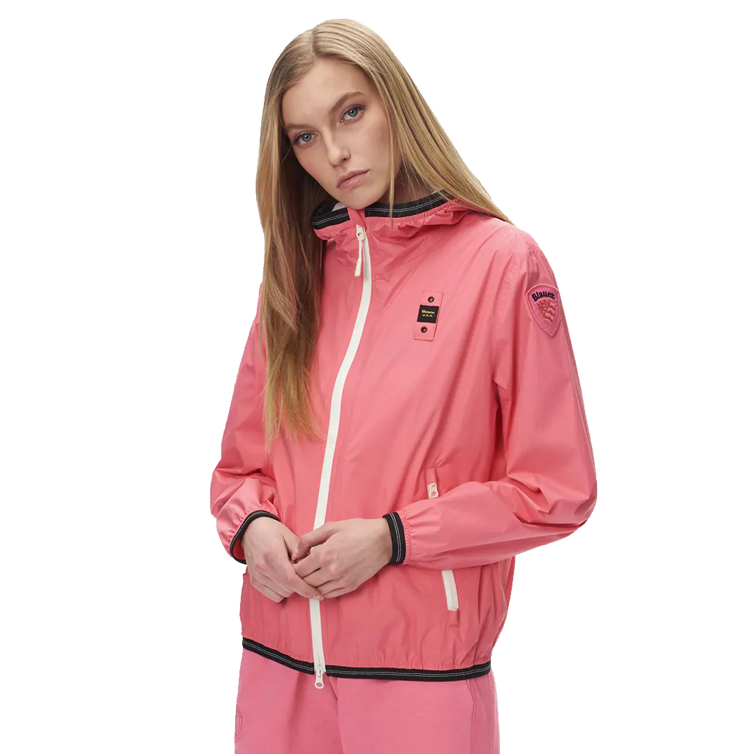 Giacca A Vento Rosa Bubblegum - L