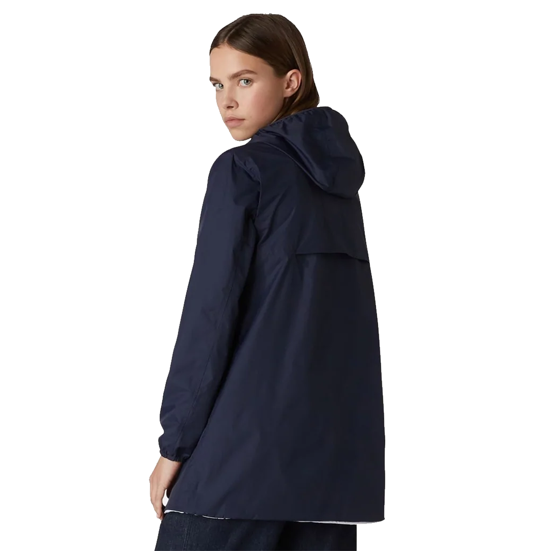 K-Way Giacca A Vento Reversibile Navy Bianco - 8/S