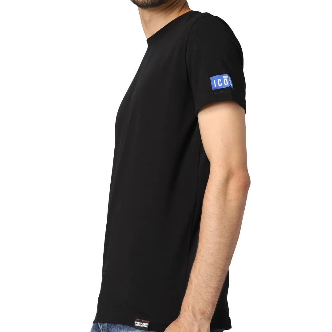 Tshirt - Nero Blu - M