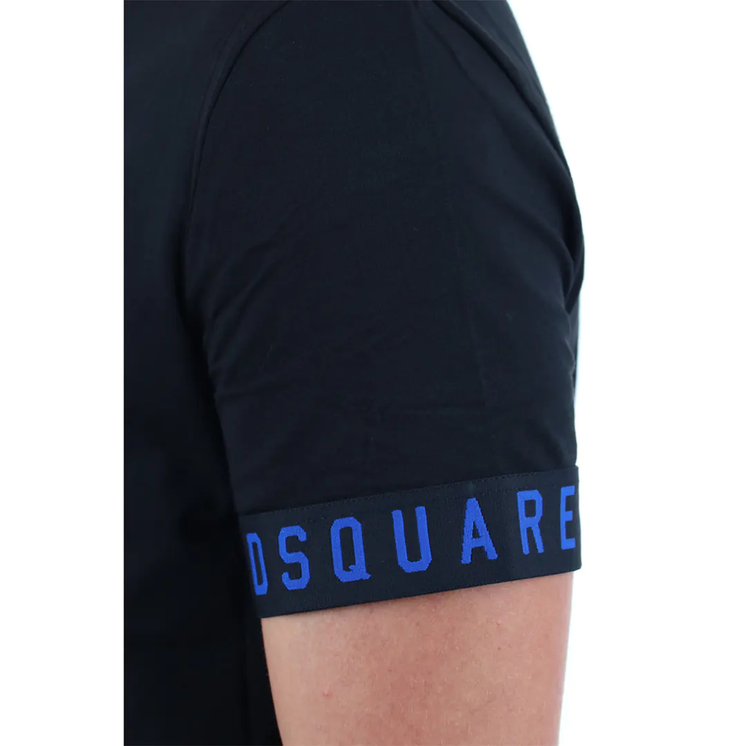 T-SHIRT - Nero Blu - S