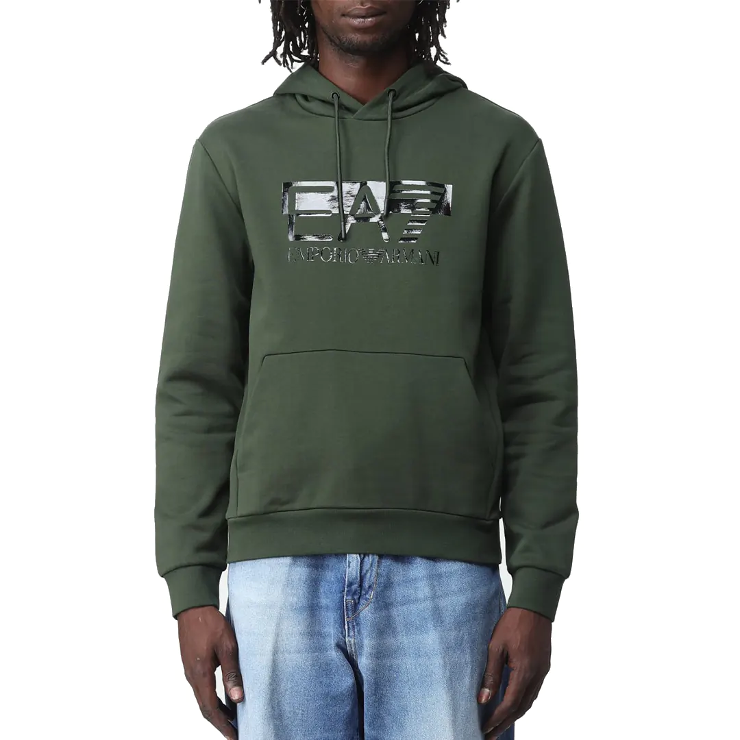 Felpa - Verde Militare - S