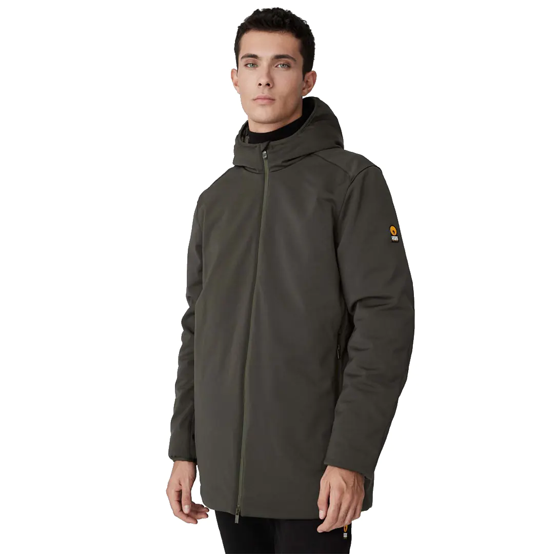 Giacca Lunga In Softshell - XL - Verde Militare