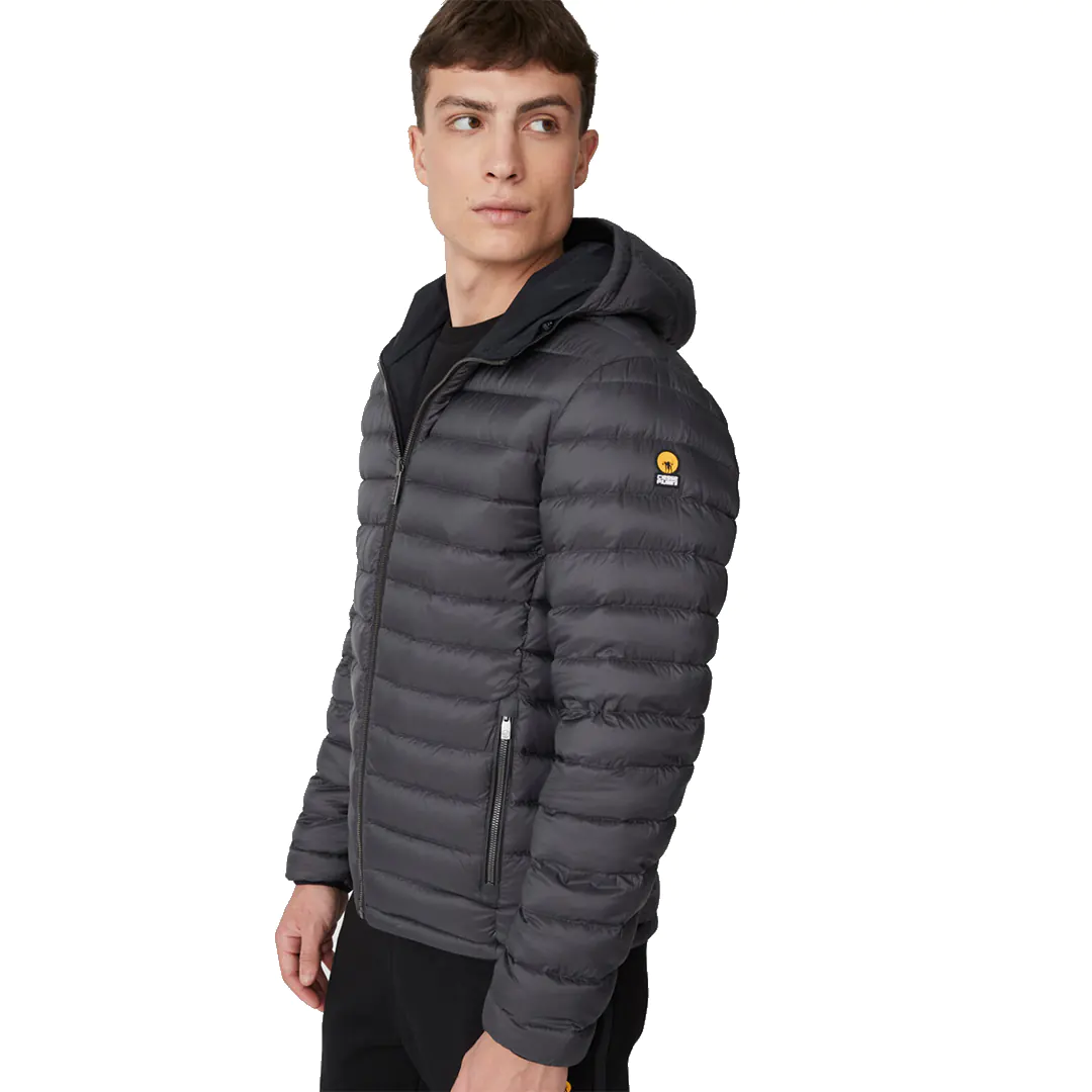 Piumino Reversibile - Nero Grigio - 48