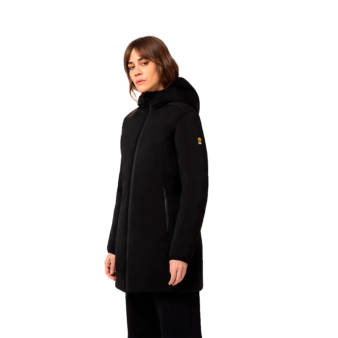 Giacca Lunga In Softshell - S - Nero23