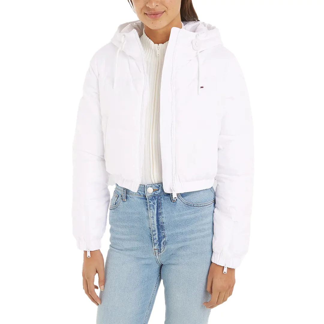 Piumino Crop - Bianco - M