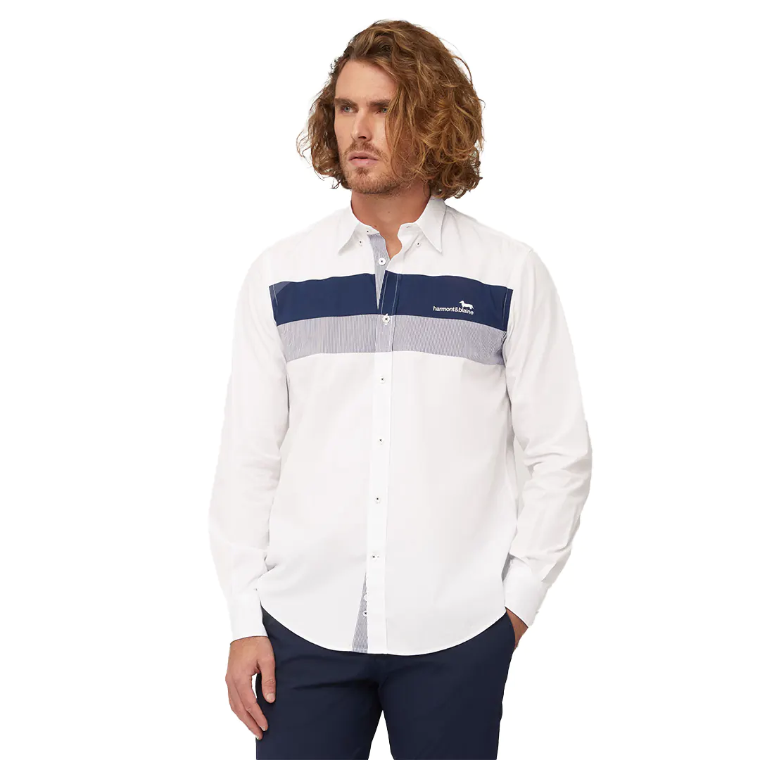 Camicia - Bianco Navy - M