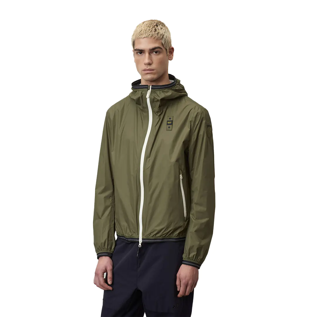 Giacca A Vento - Verde Militare - S