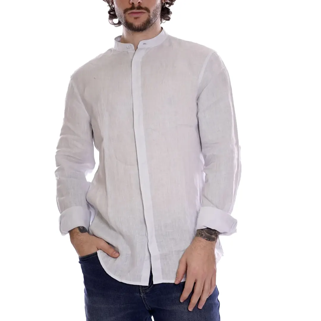 Camicia Lino - Polvere - S