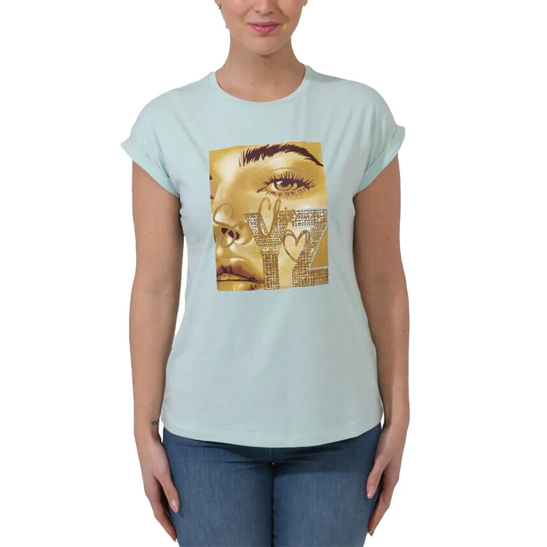 T-Shirt Donna - Verde Acqua - XS