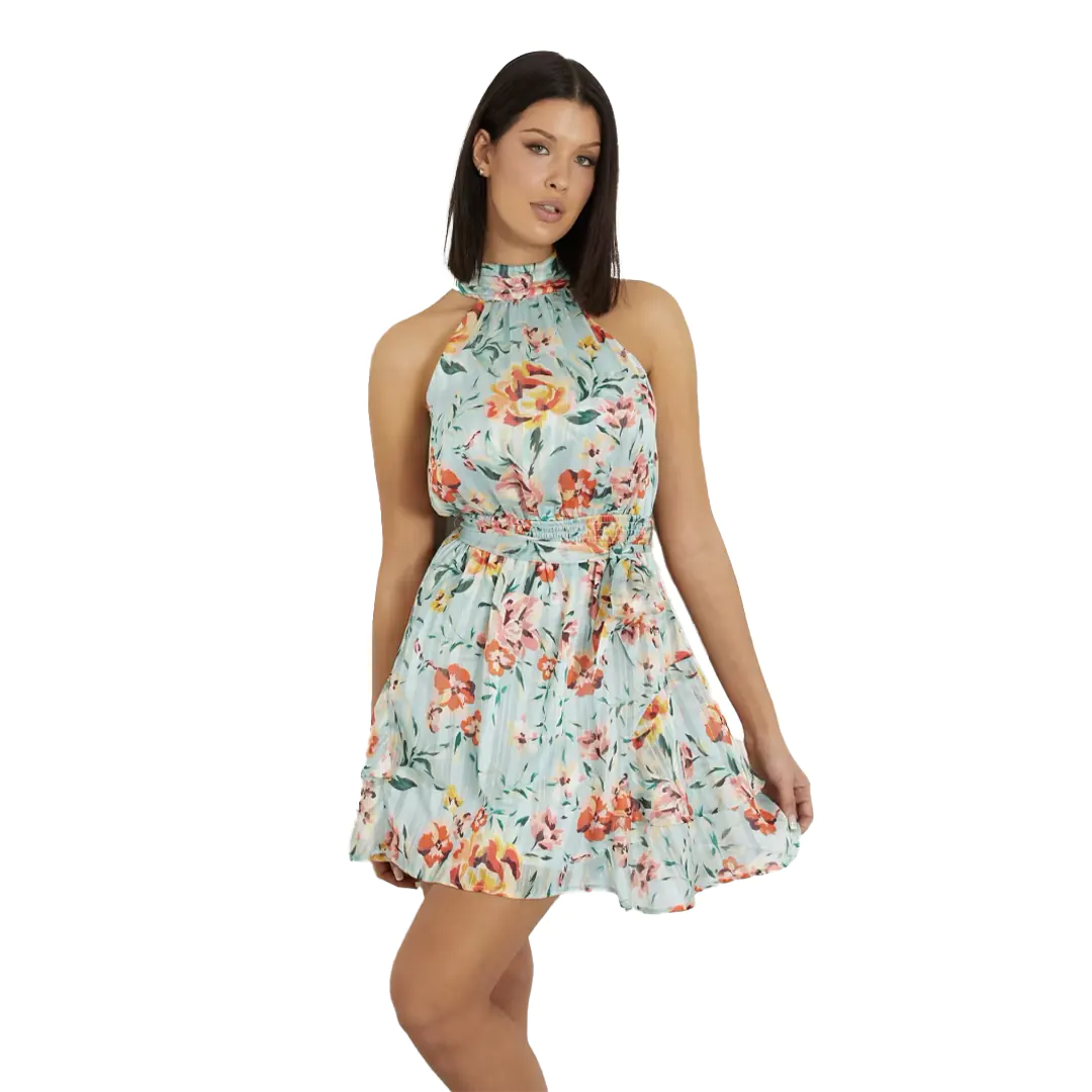 Abito - Floreale Acqua - XS