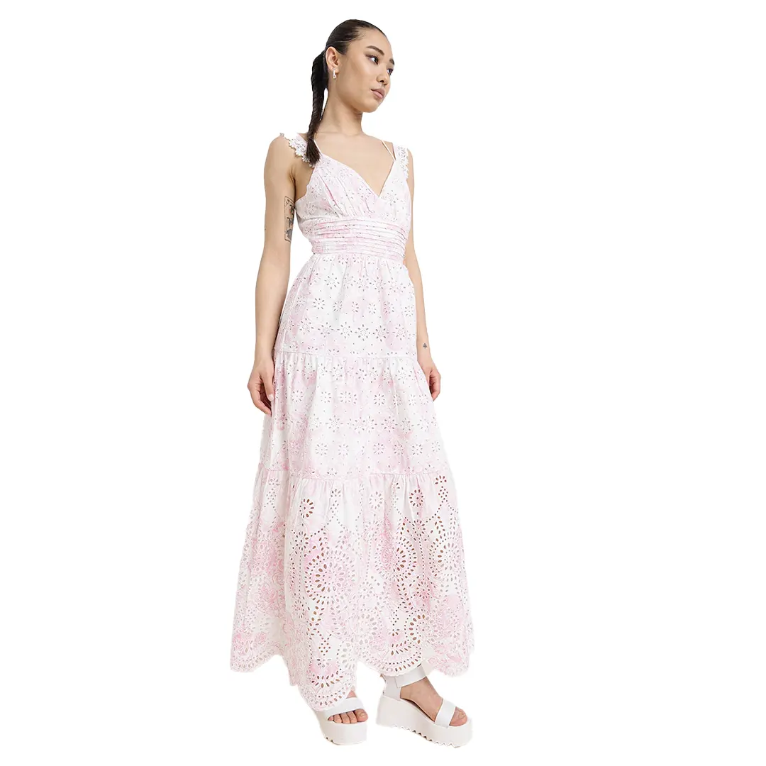 Abito - Bianco Rosa - XS