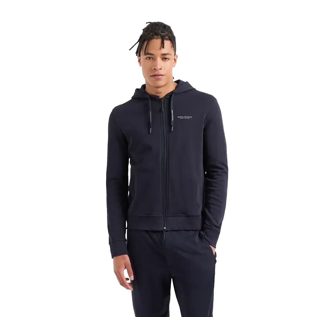 Felpa Cappuccio - Navy - S