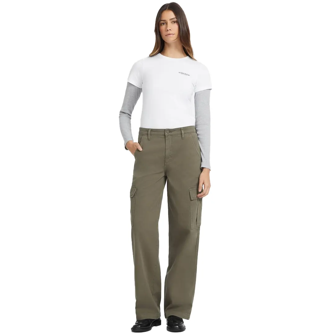 Pantalone Cargo Donna - Verde Militare - 27/41