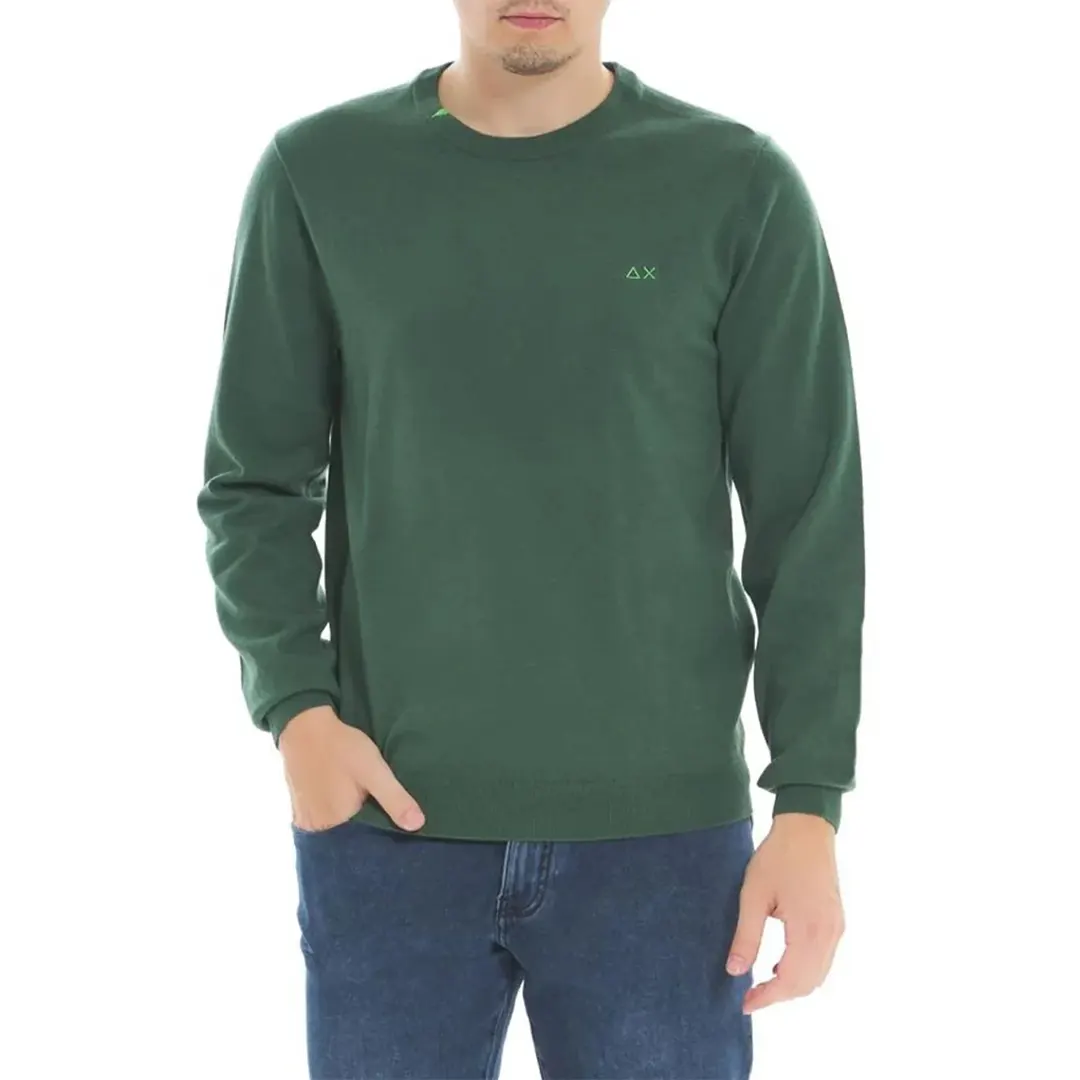 Maglia Girocollo - Verde Scuro - XL