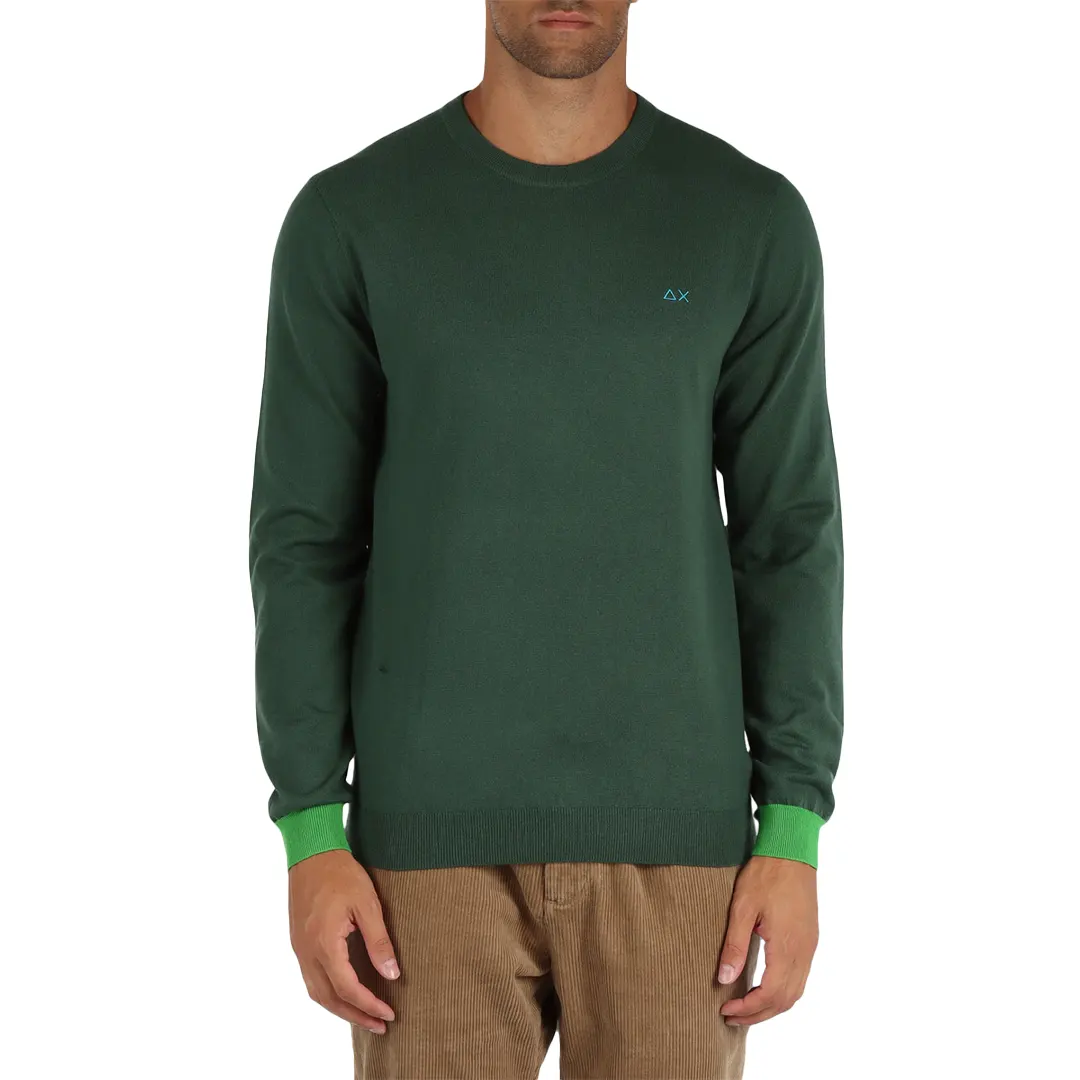 Maglia Girocollo - Verde Scuro - M