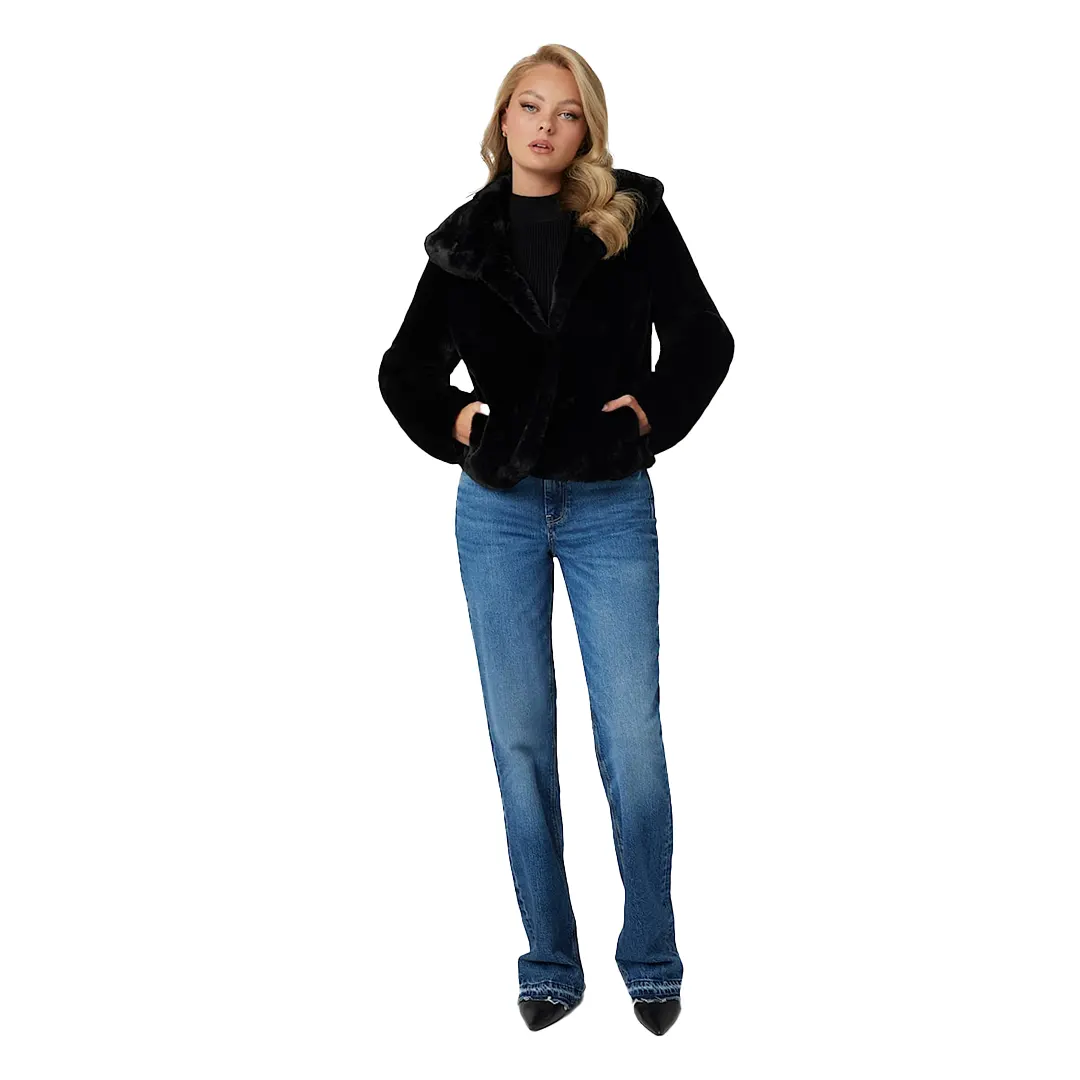 Giacca Pelliccia - Nero - XS