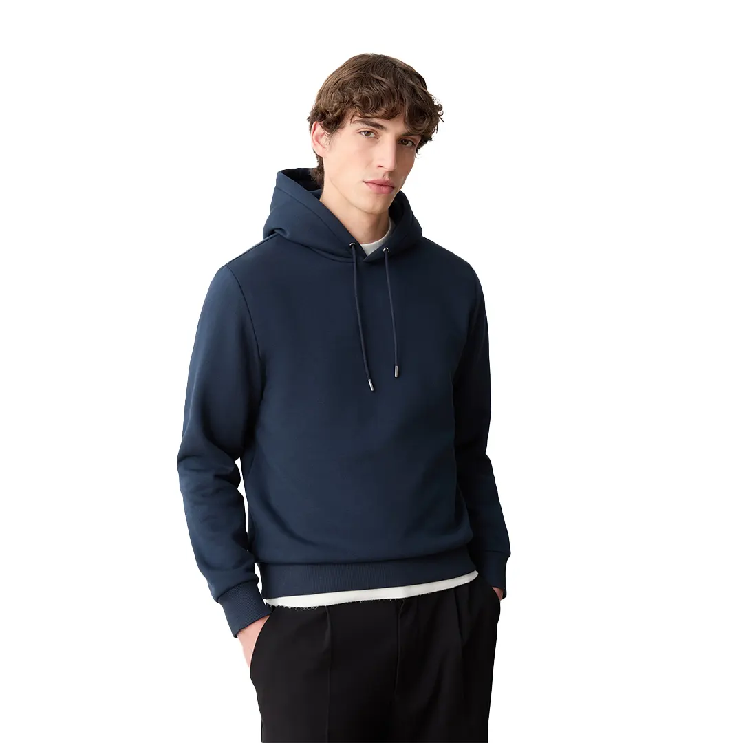 Felpa Cappuccio - Navy - XL