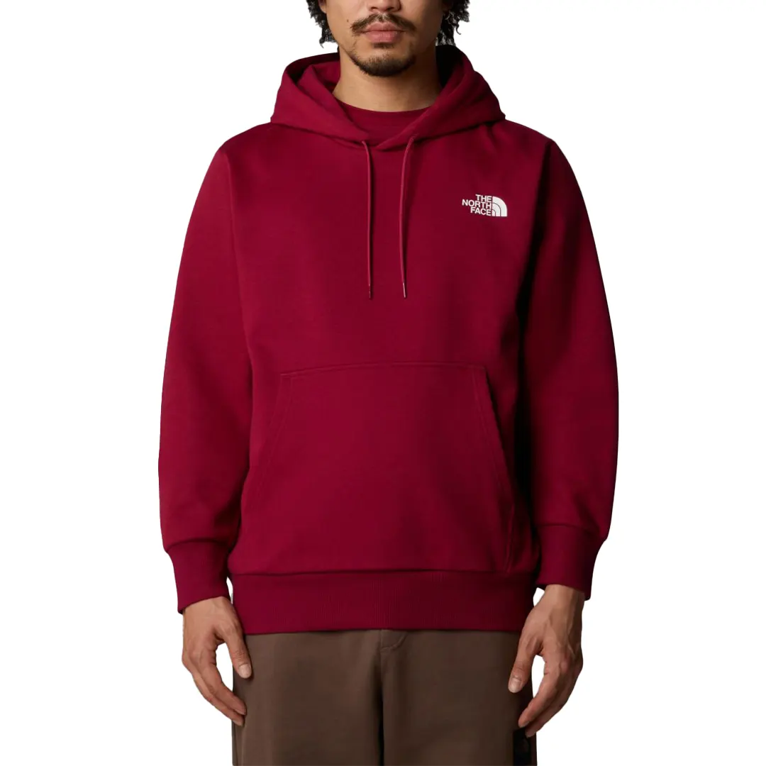 Felpa Cappuccio Scuba - Rosso Barbabietola - M