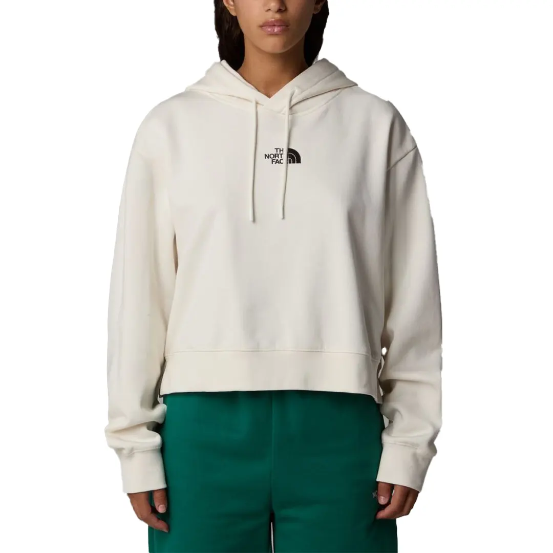 Felpa Cappuccio Donna - Bianco - S