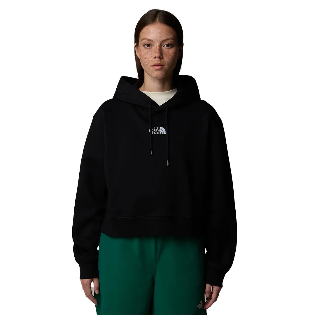 Felpa Cappuccio Donna - Nero - M