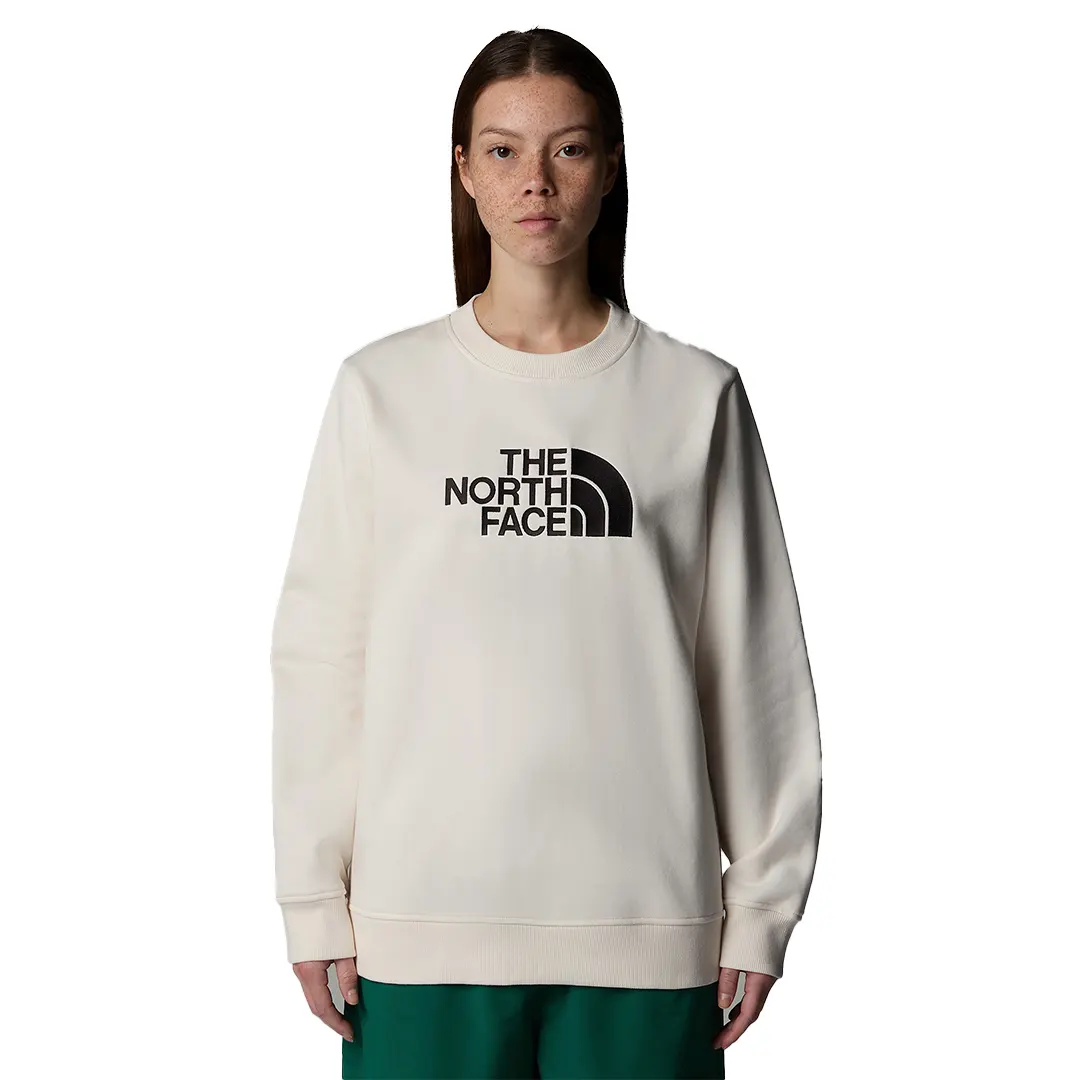 Felpa Girocollo Donna - Bianco - XS