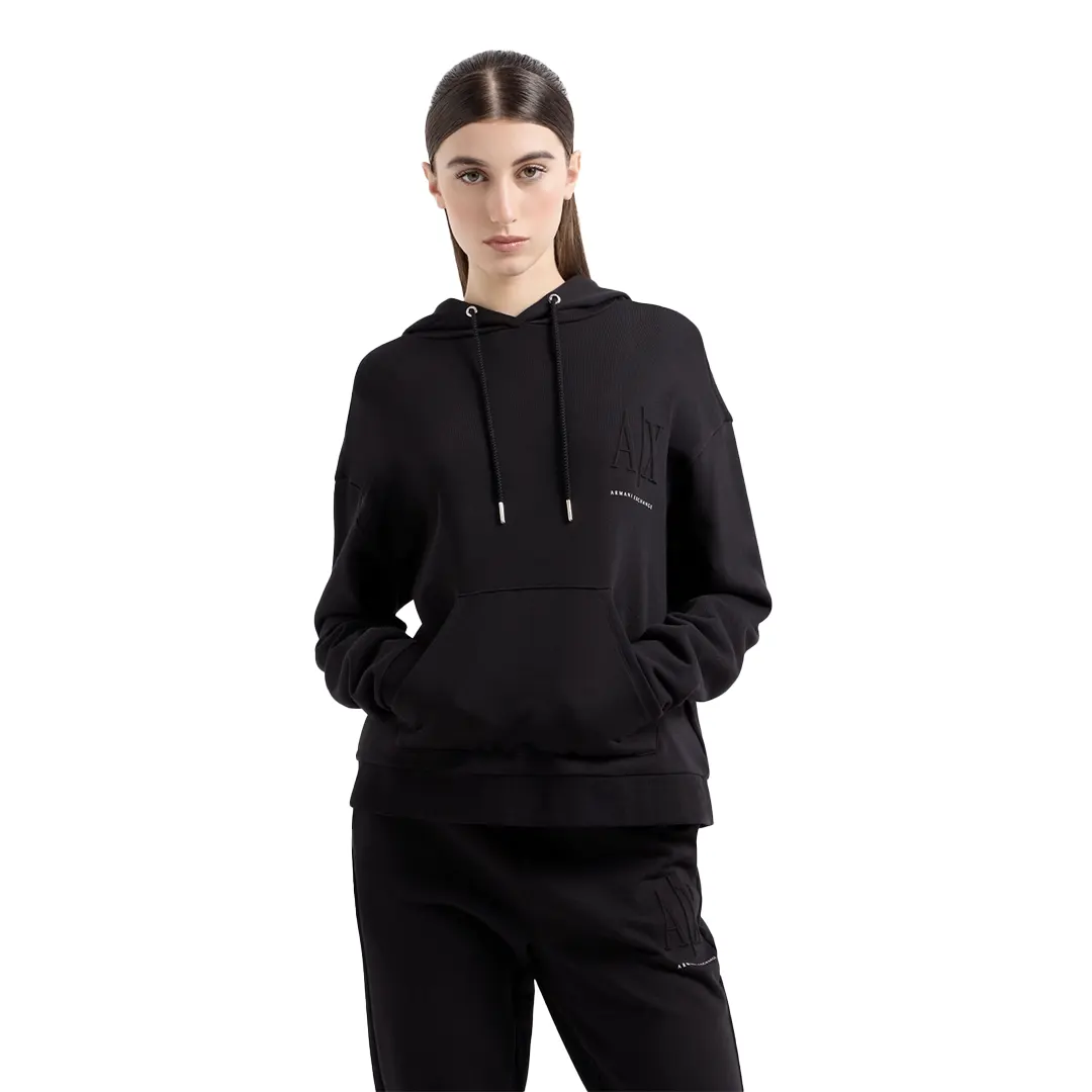 Felpa Cappuccio Scuba - Nero - S