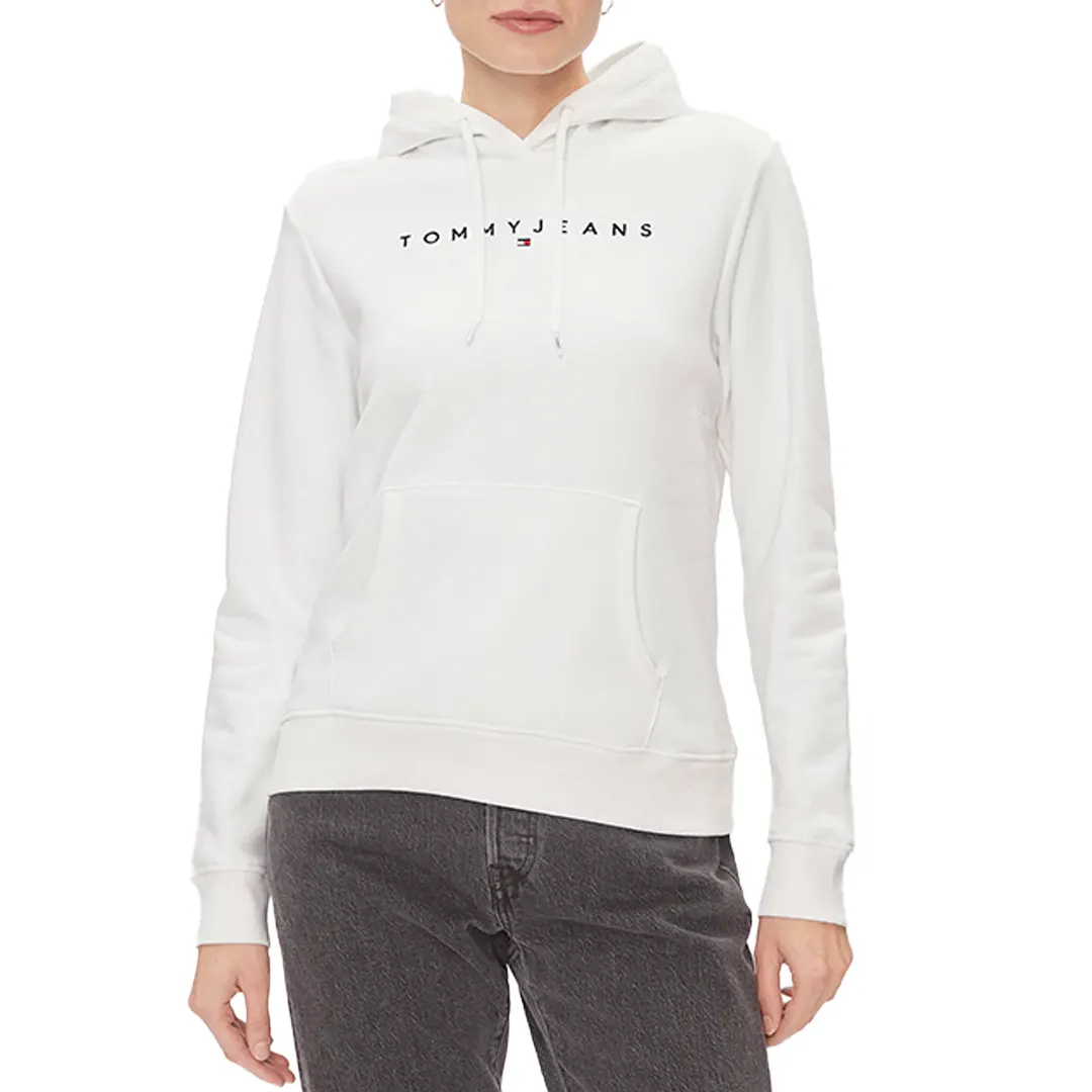 Felpa Donna Cappuccio - Bianco - XS