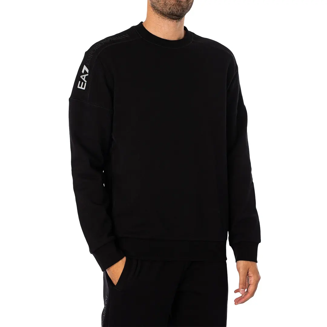 Felpa Girocollo - Nero - S