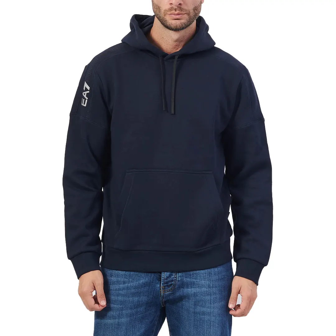 Felpa Cappuccio - Blue Armani - S