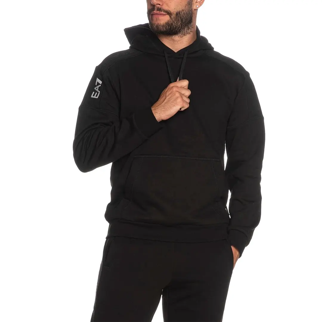 Felpa Cappuccio - Nero - S