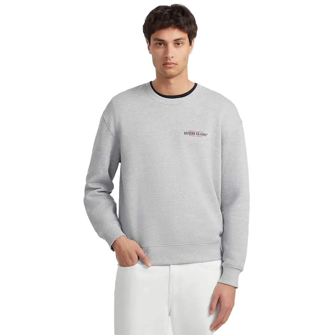 Felpa Girocollo - Grigio Medio - S