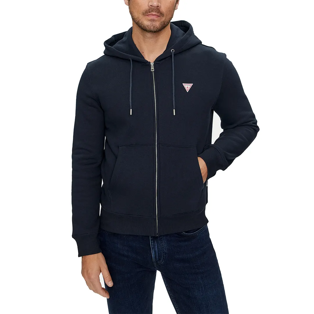 Felpa Cappuccio Zip Scuba - Navy - M