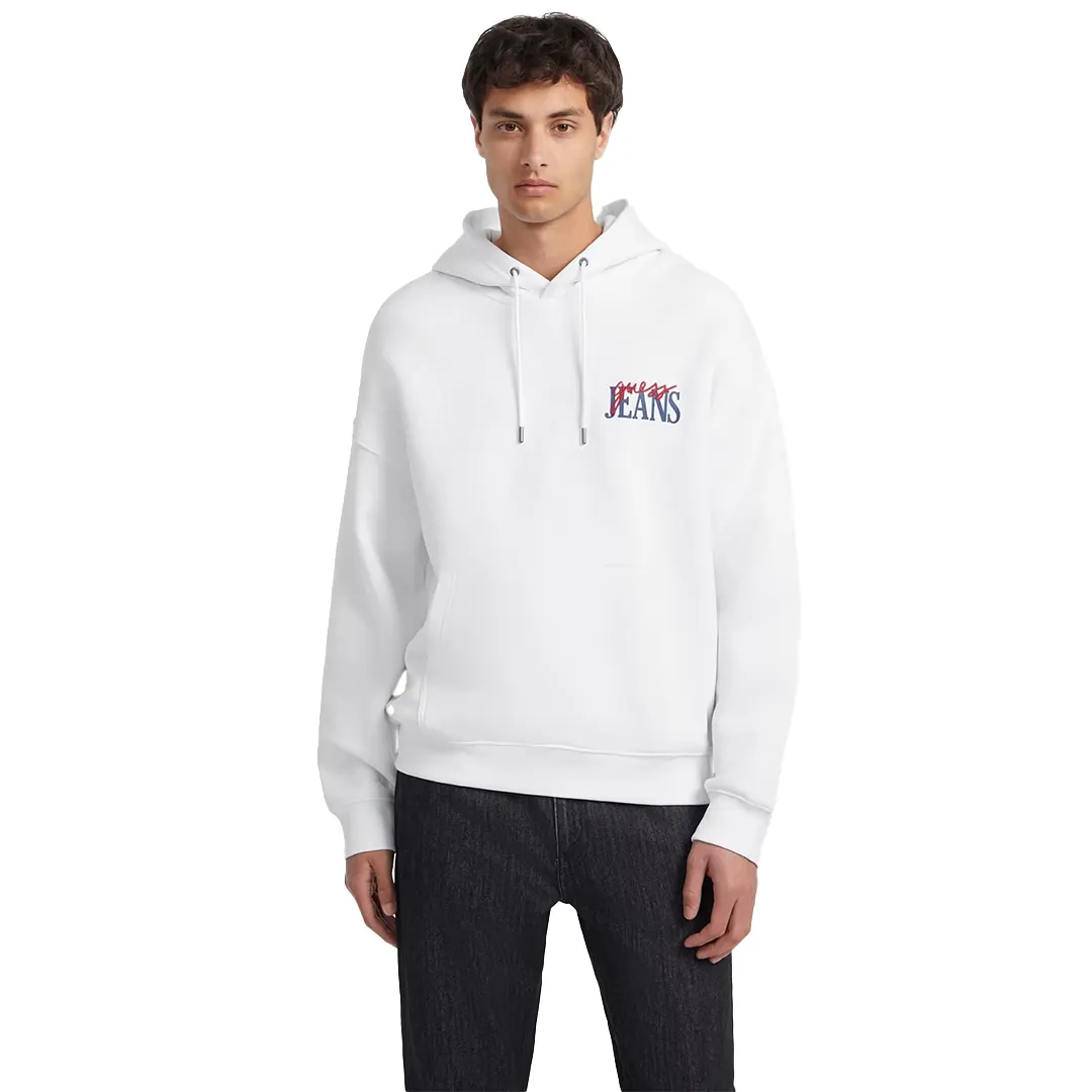Felpa Cappuccio Scuba - Bianco - M