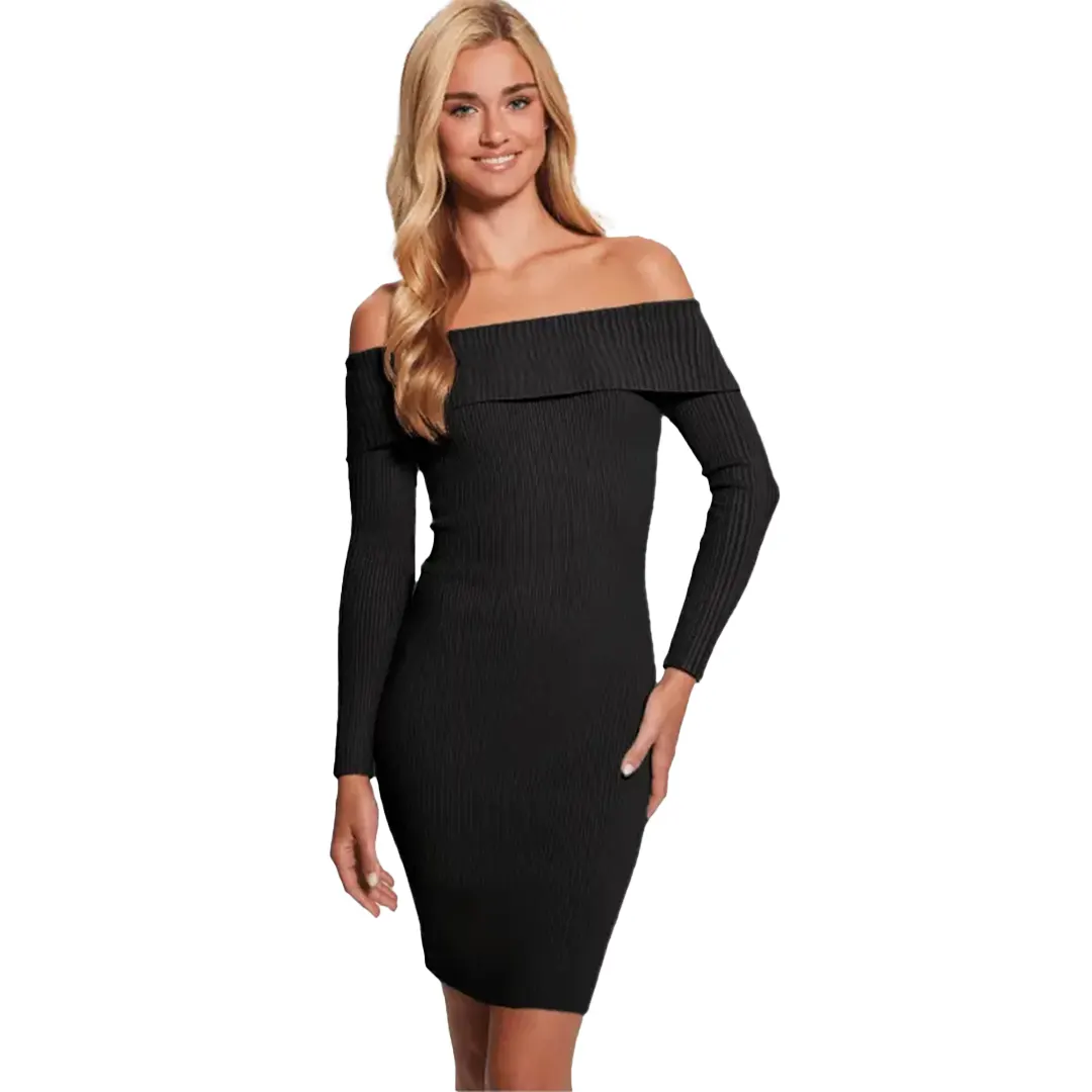 Abito in Maglia - Nero - XS