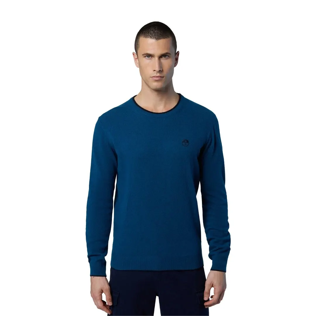 Maglia Girocollo - Blu Acqua - S