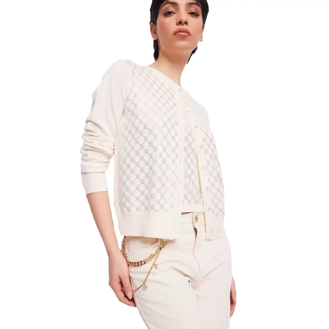 Cardigan Donna - Bianco - XS