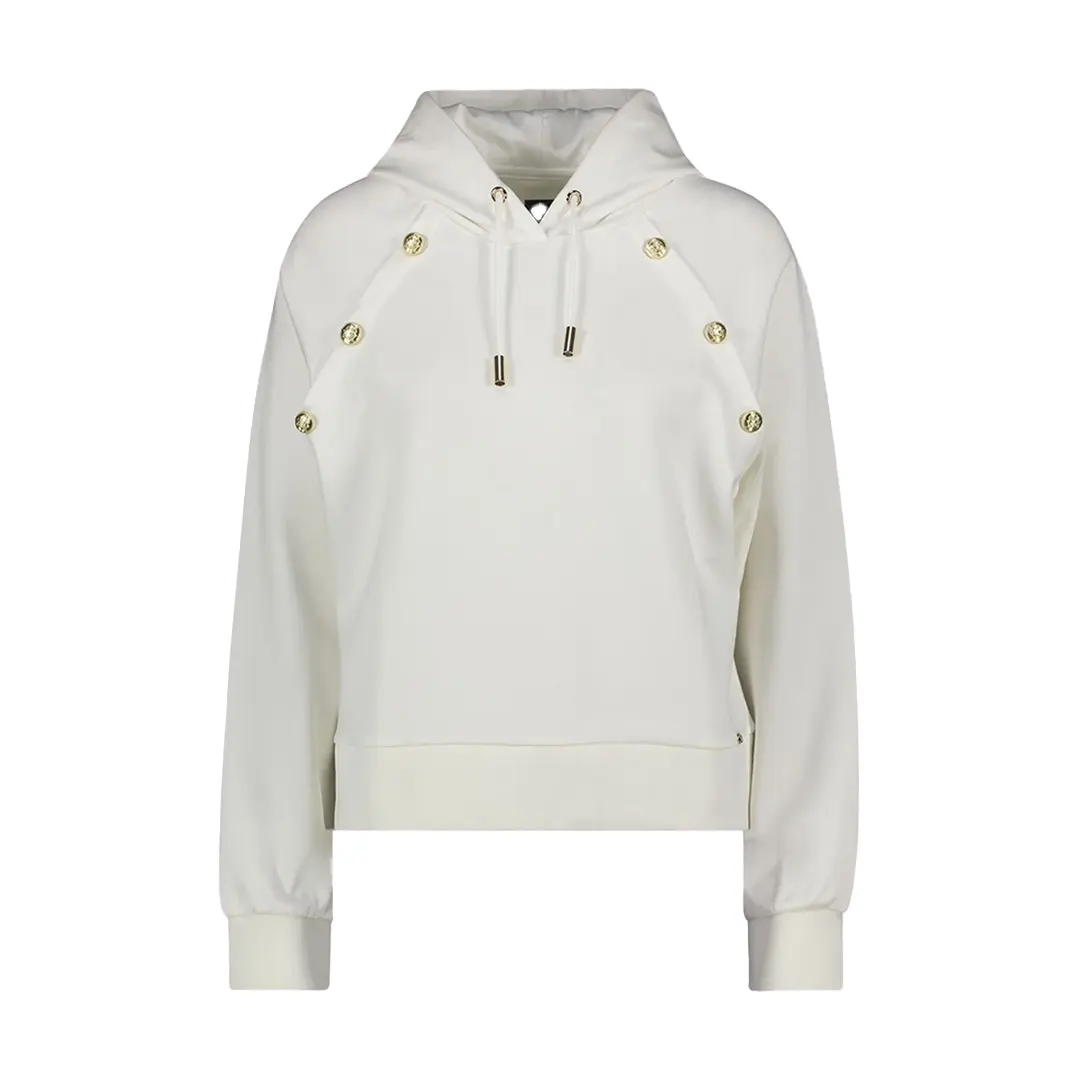 Felpa Cappuccio - Bianco - XS