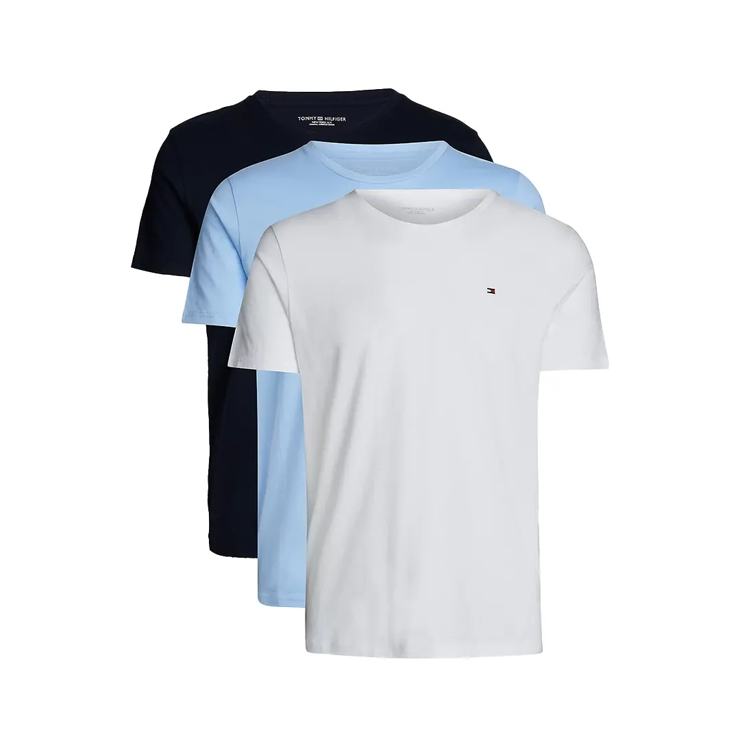 3 T- Shirt - Navy Celeste Bianco - M