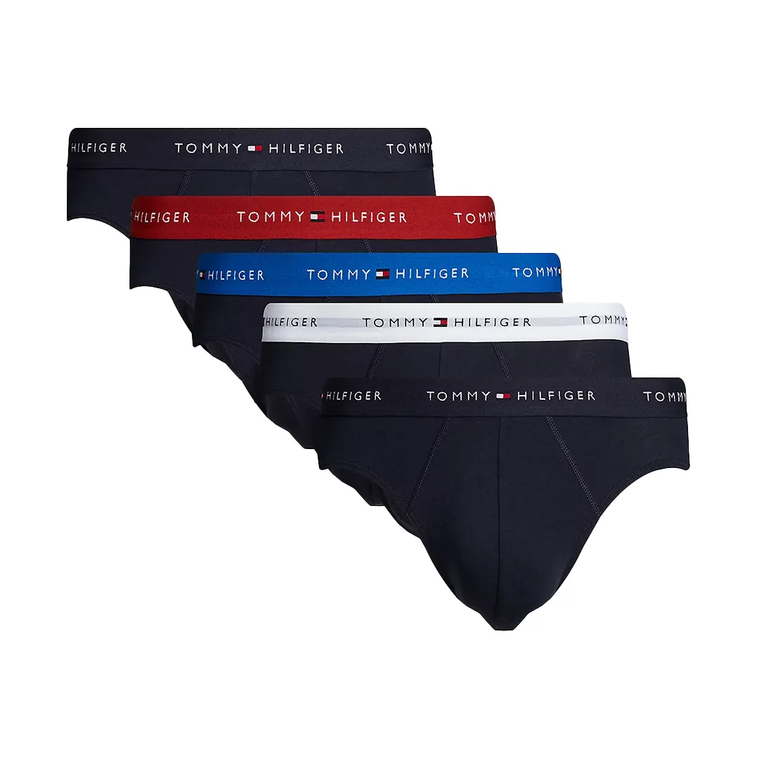 5 Slip - Bianco Royal Rosso Navy - S