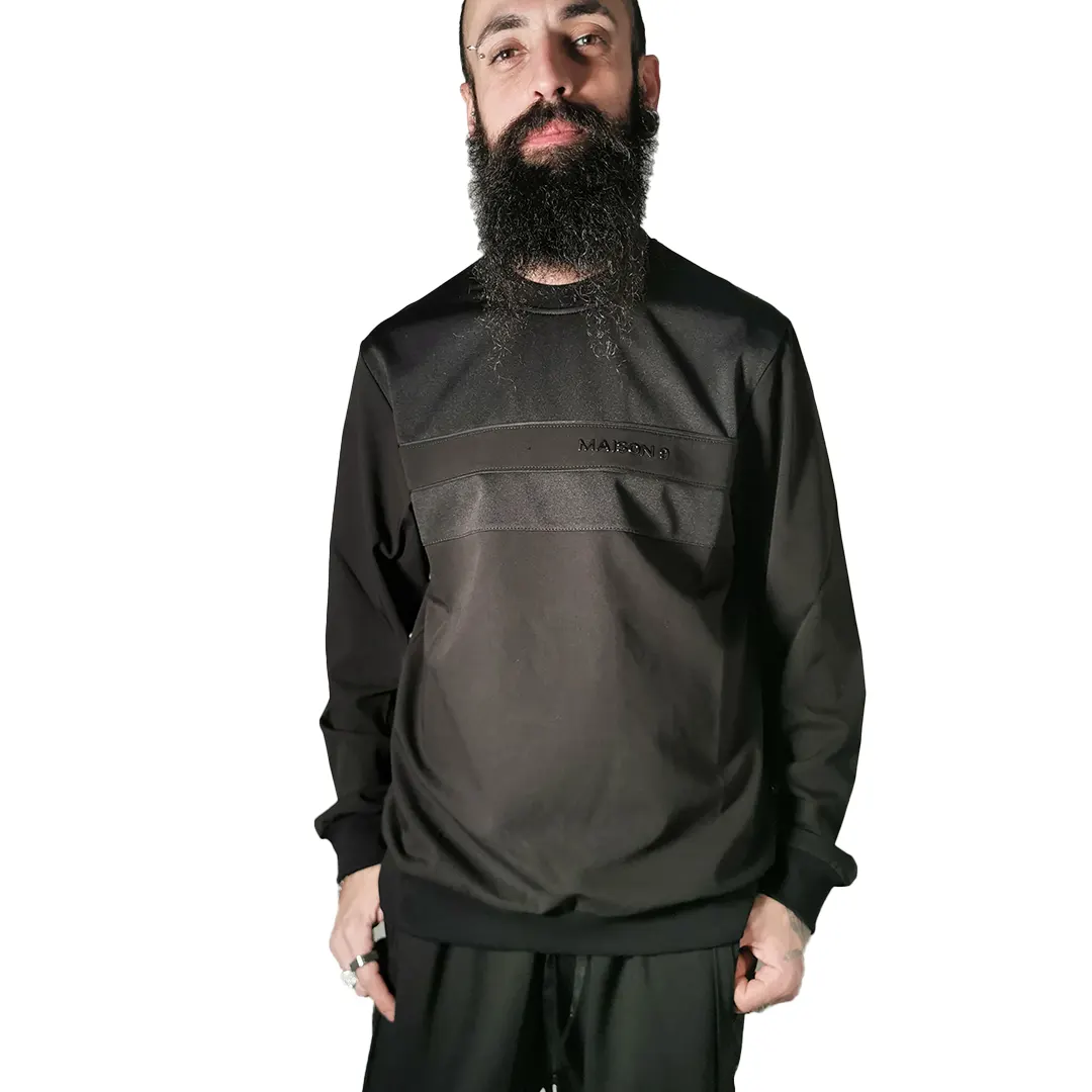 Felpa Girocollo - Nero Nero - M