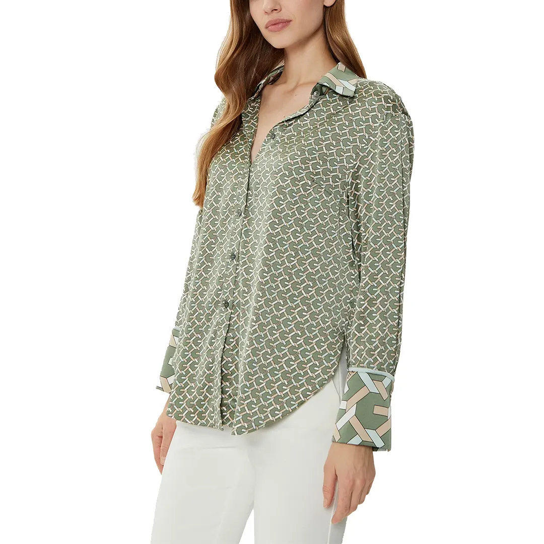 Camicia - Verde Fantasia - XS