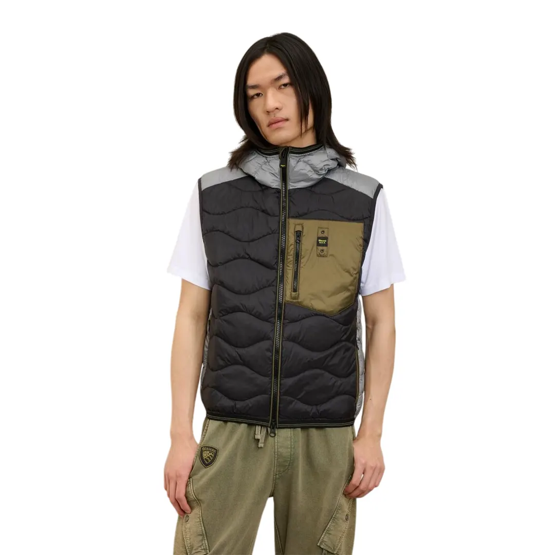 Smanicato Onde Lake - Nero Grigio - S