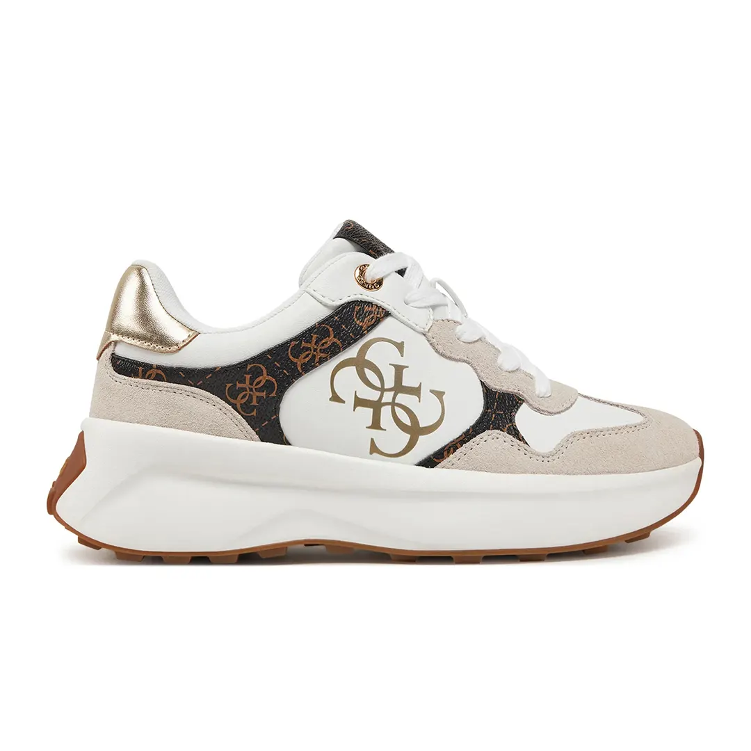 Scarpe Donna - Bianco Marrone - 37