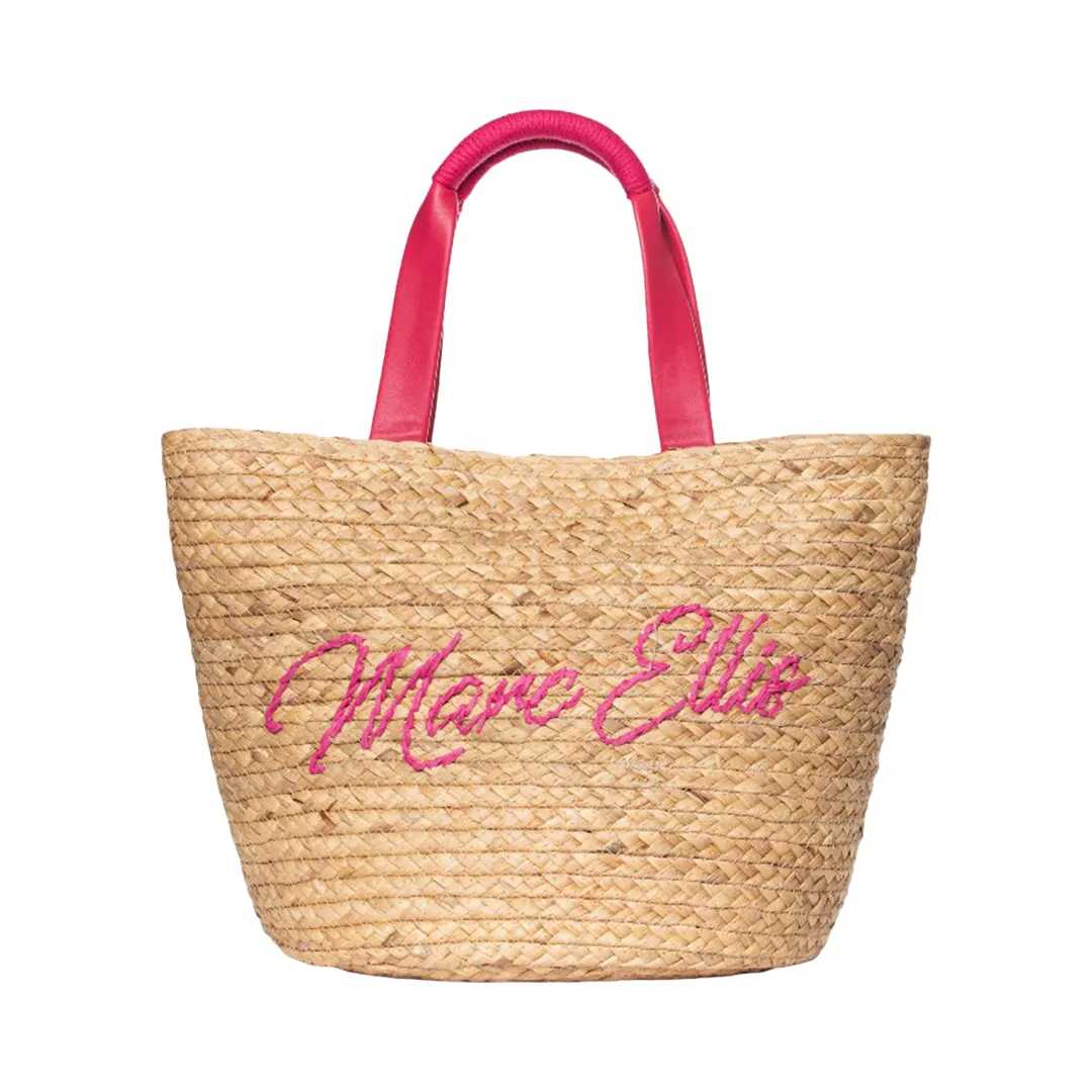 Borsa Paglia - Fucsia