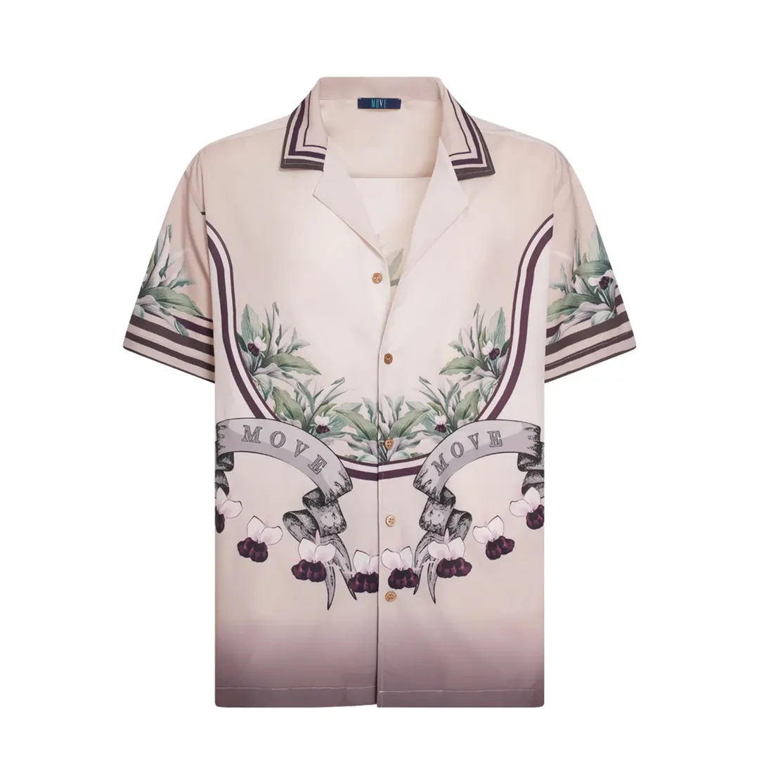 Camicia Maniche Corte - Angel Crema - M