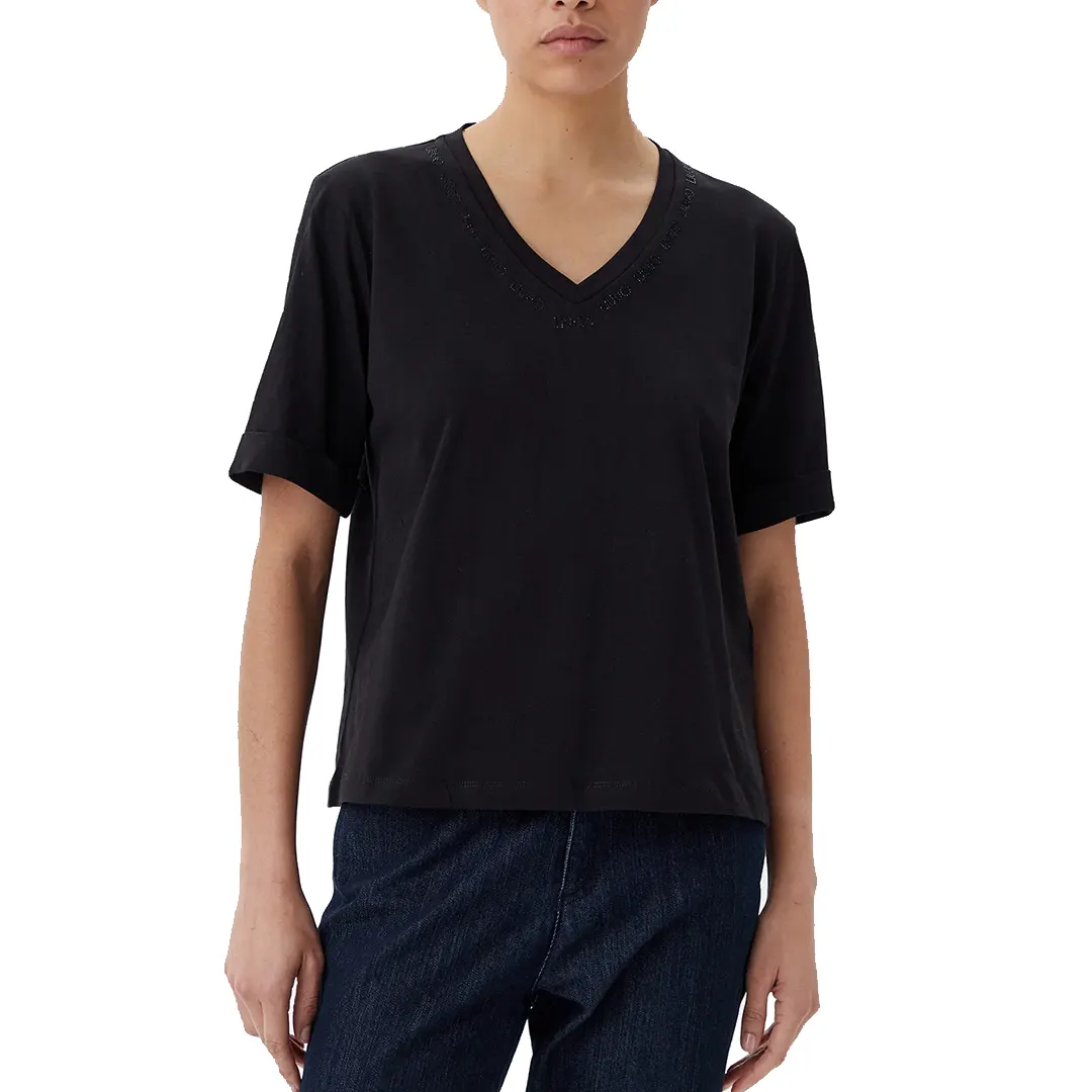 T-Shirt Donna - Nero - XS