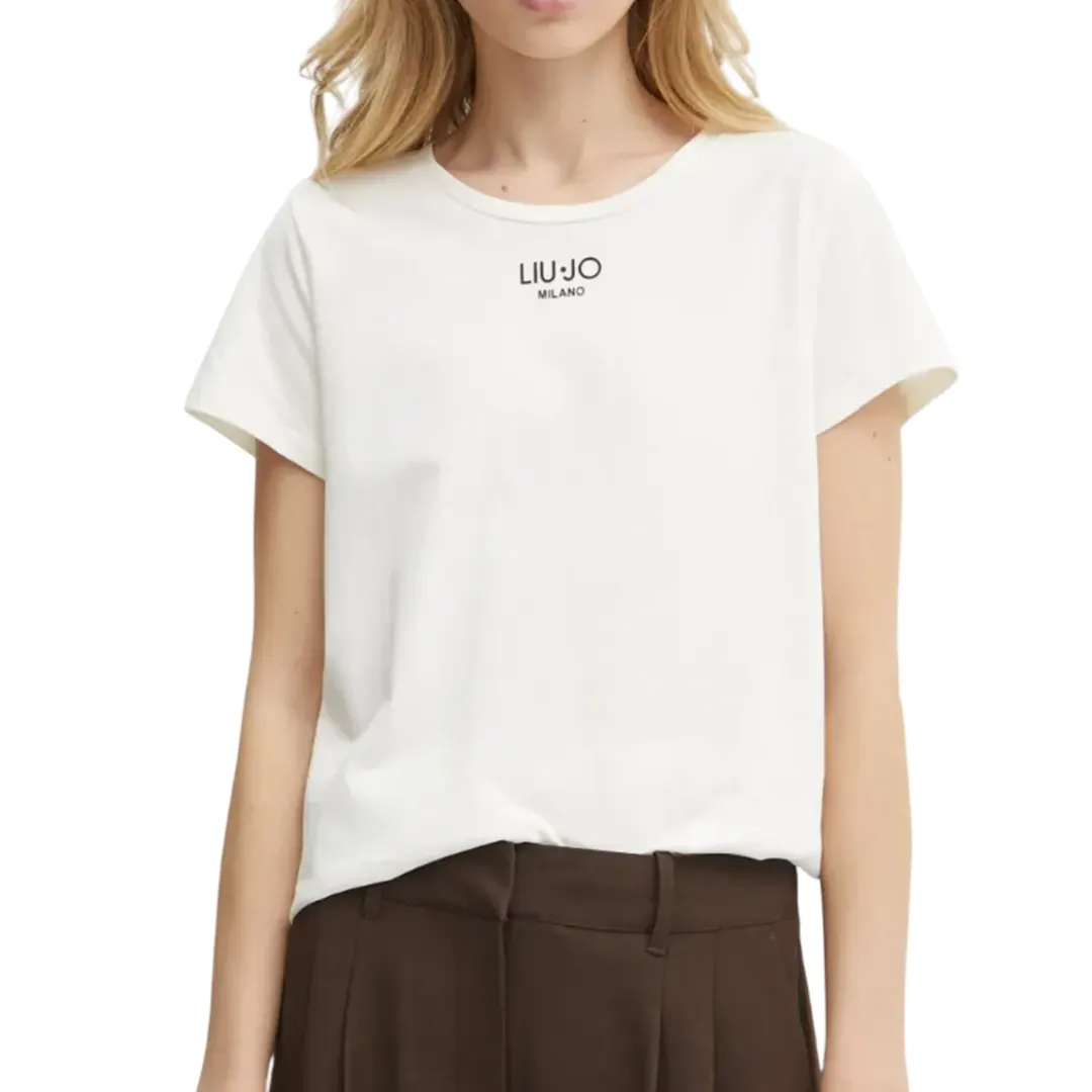 T-Shirt Donna - Bianco Nero - XS