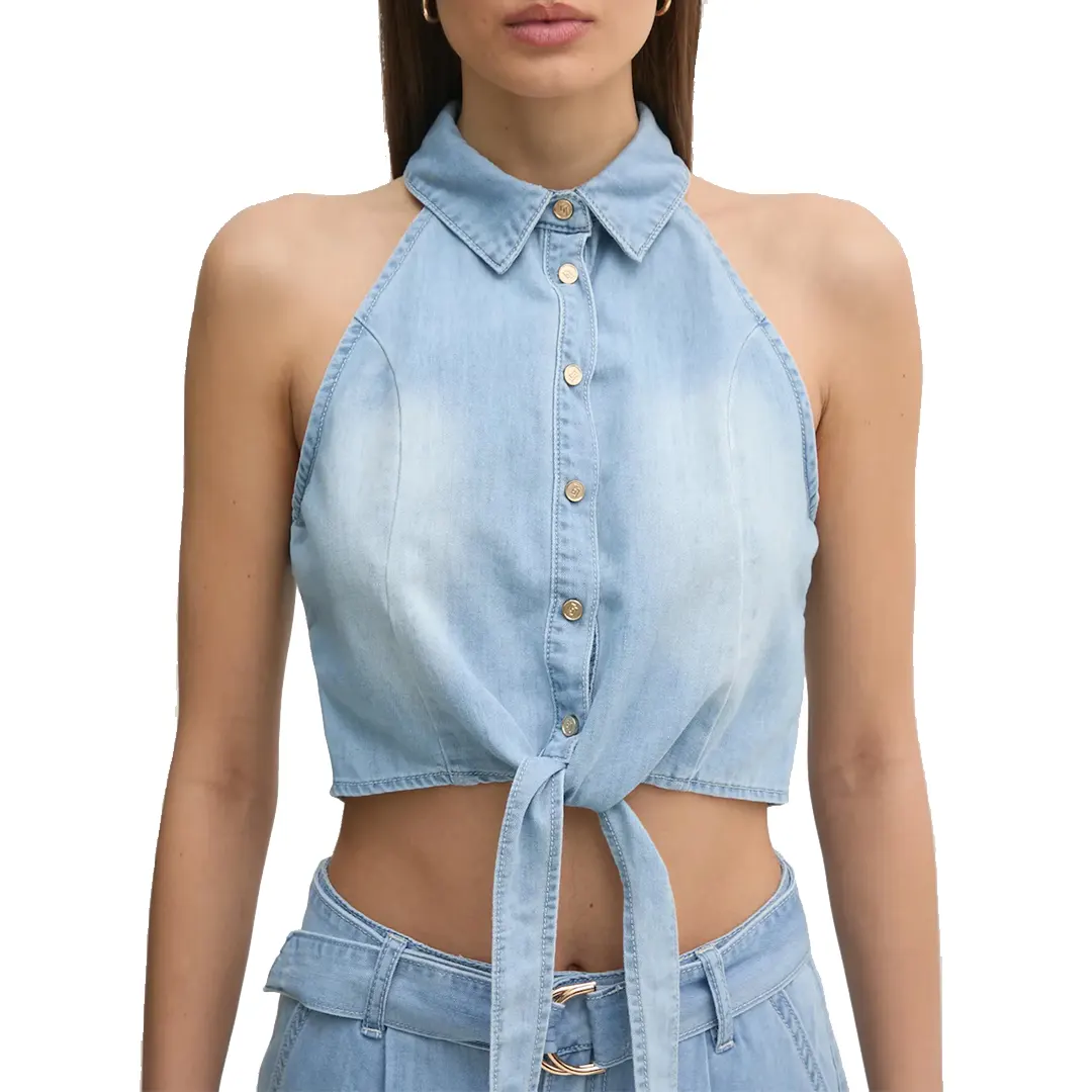 Top Donna - Denim Chiaro - S