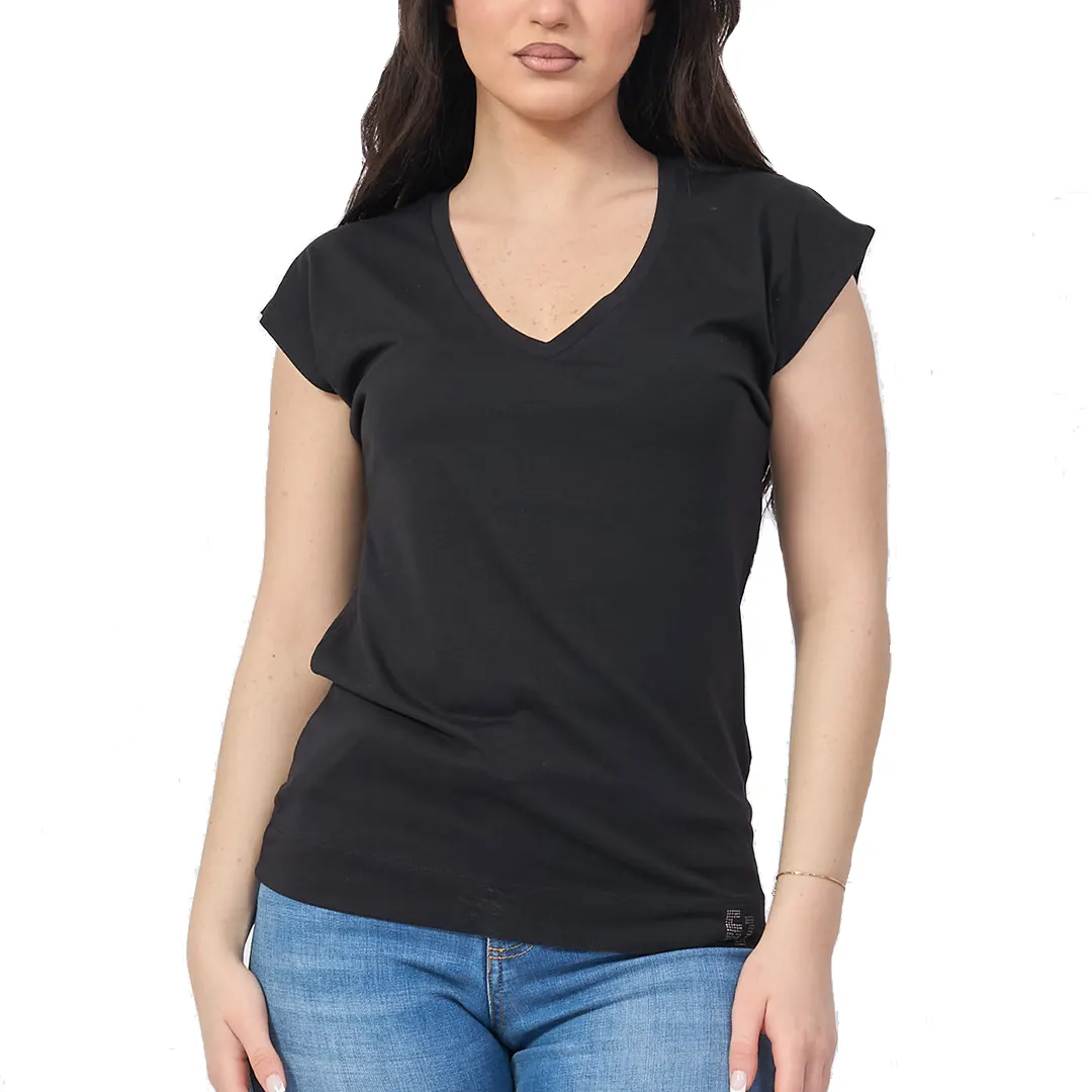 T-Shirt Donna - Nero - XS